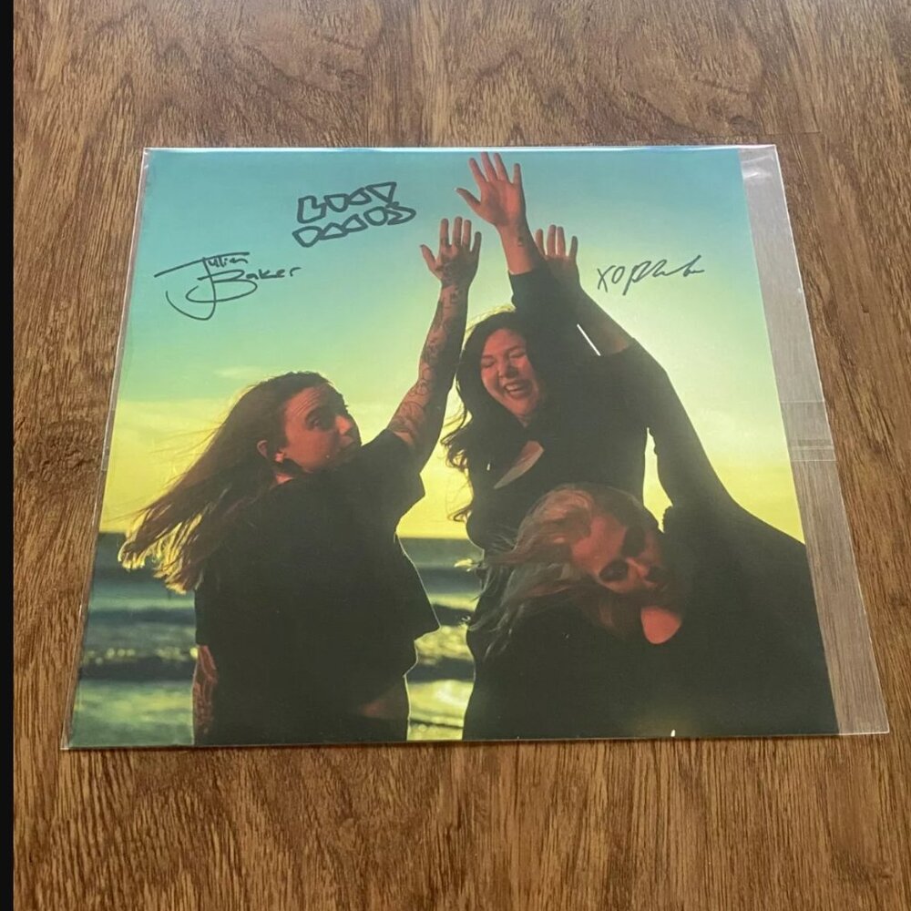 Boygenius Signed 12x12 Art Card - Phoebe Bridgers, Julien Baker Lucy Dacus